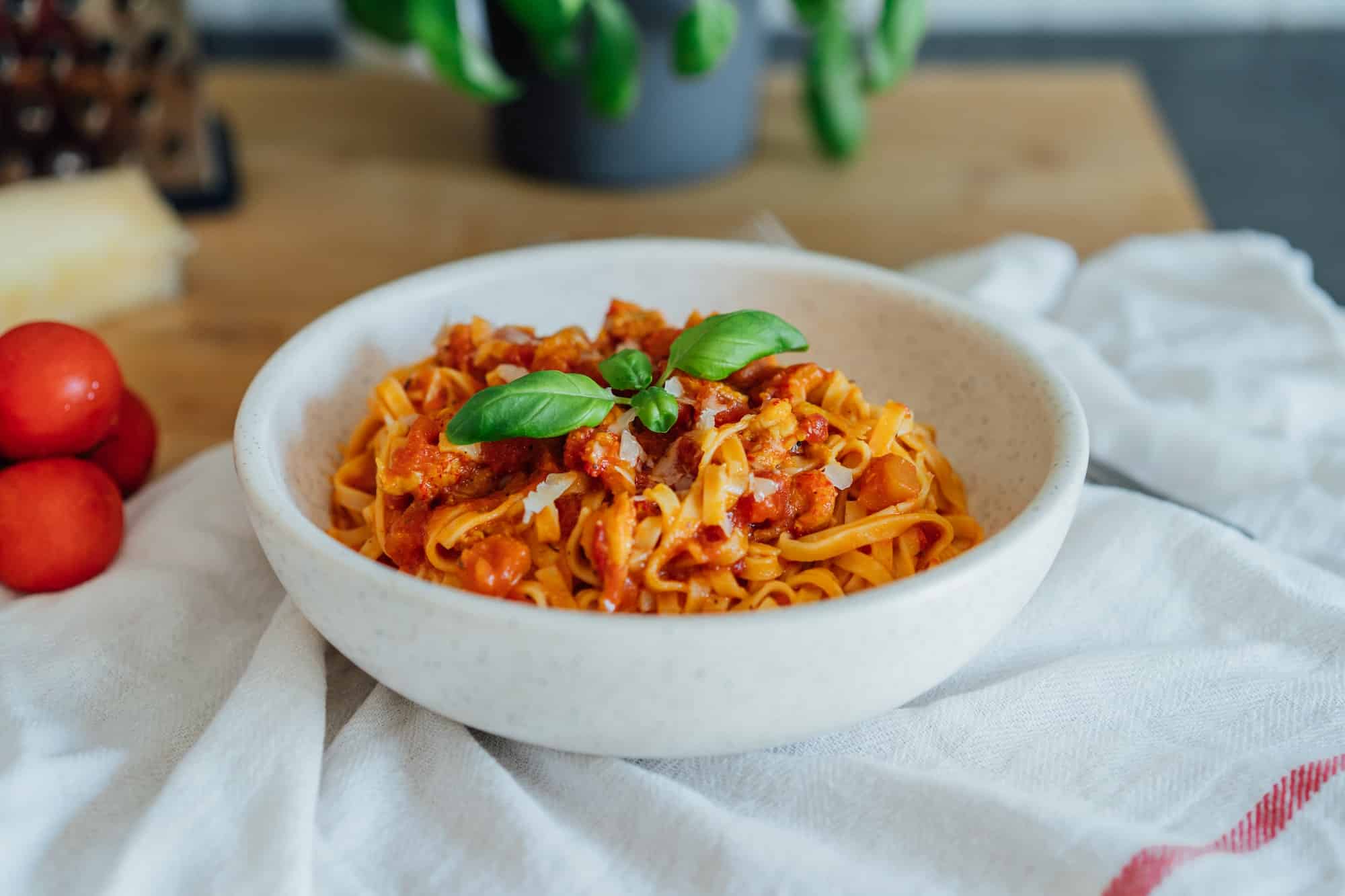 Flavourful Pasta With Crab Meat Recipe