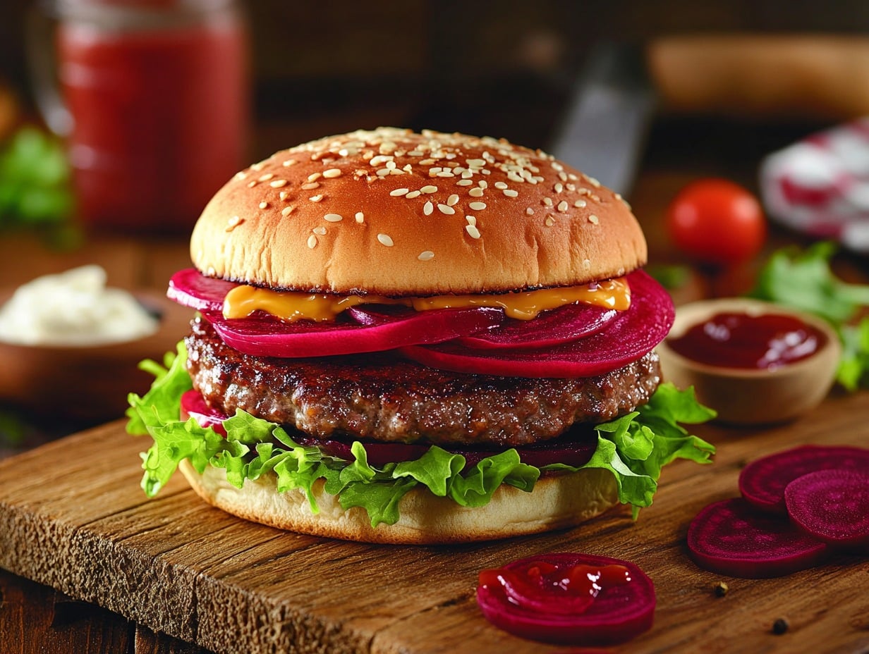 18 Australian Beef Mince Recipes 9 Aussie Beef Burger With Beetroot A Down Under Delight