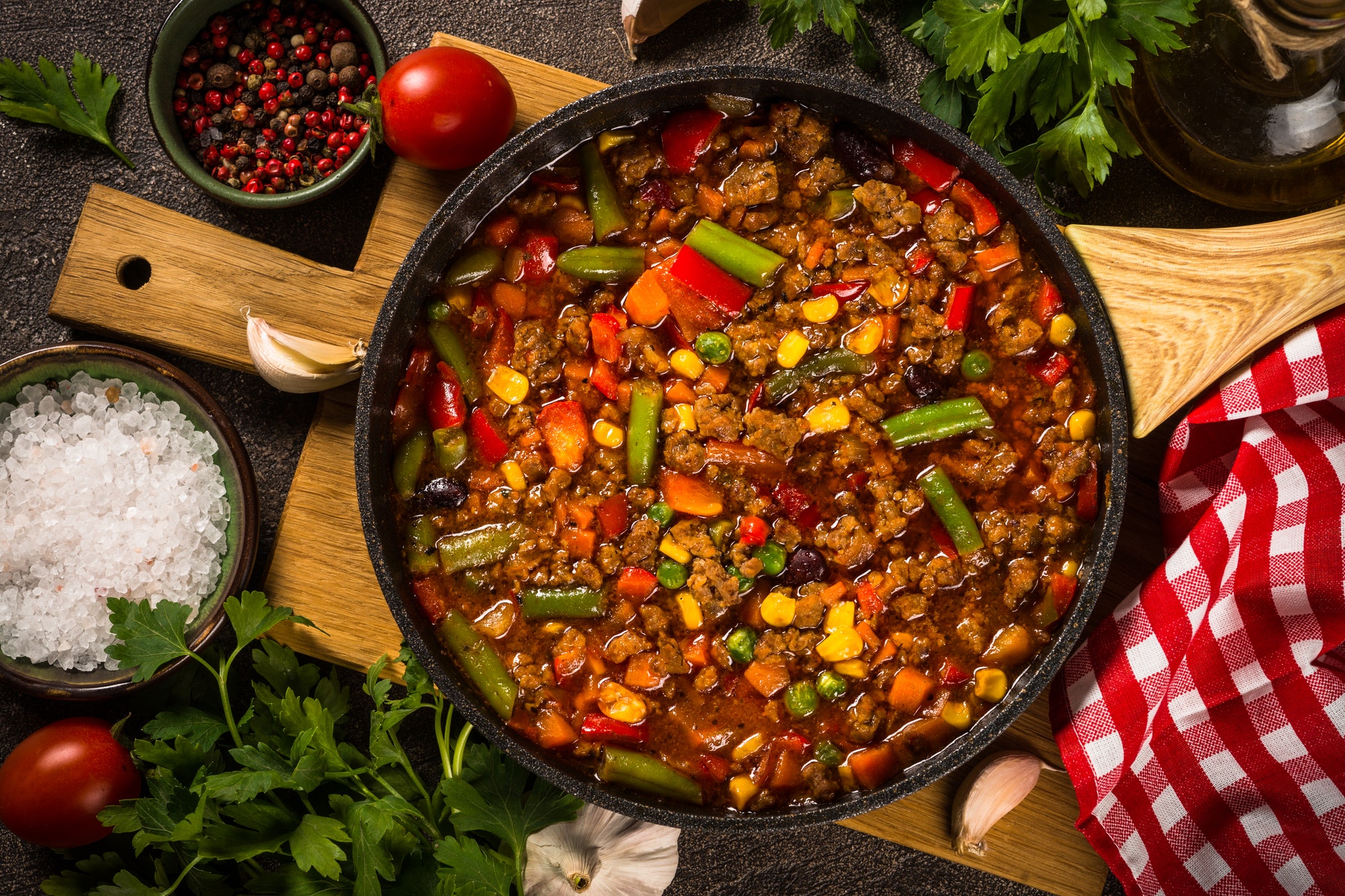 Mexican Skillet Meal With Ground Beef