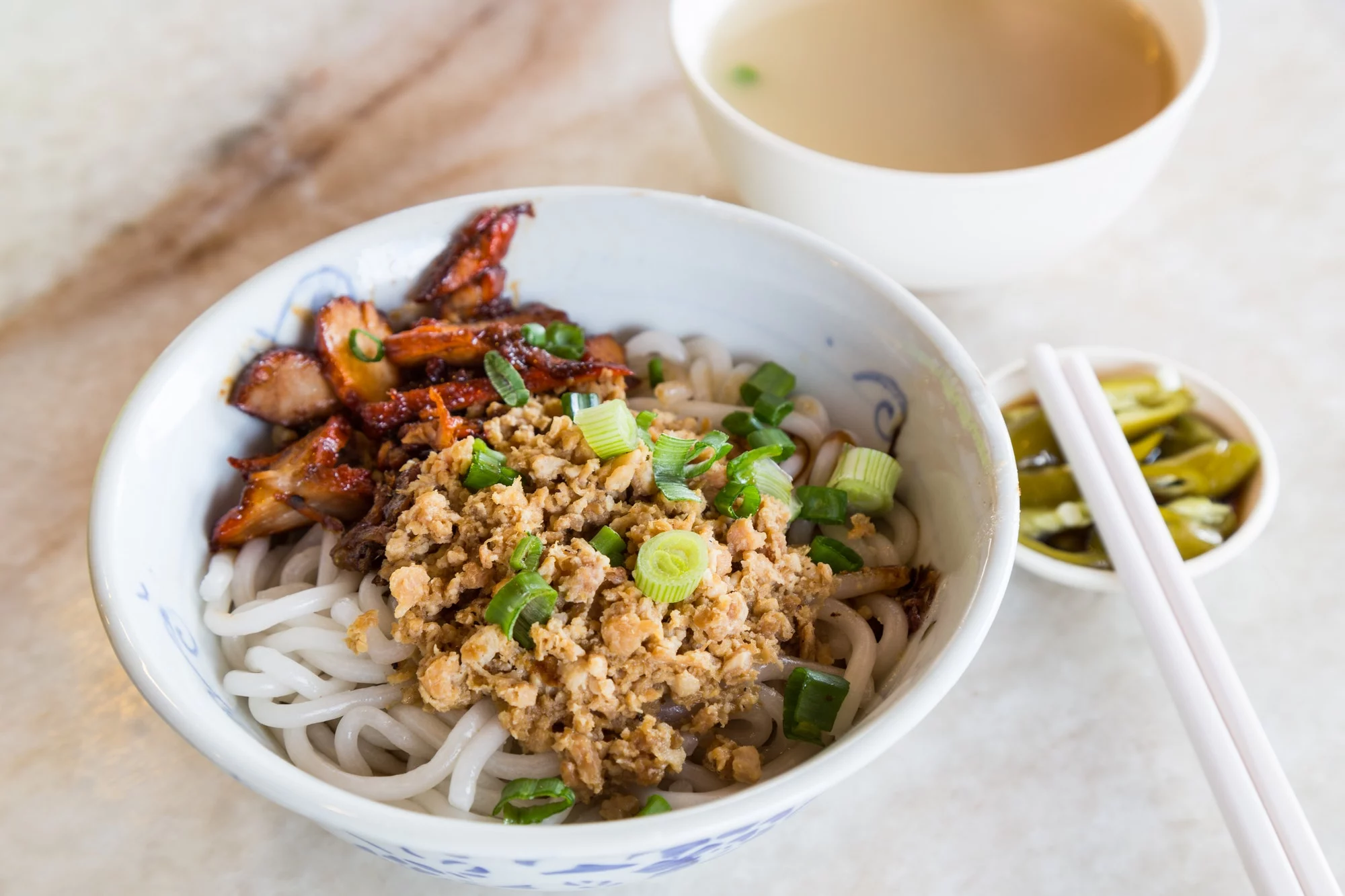 Delicious Minced Pork Tossed Noodles Recipe