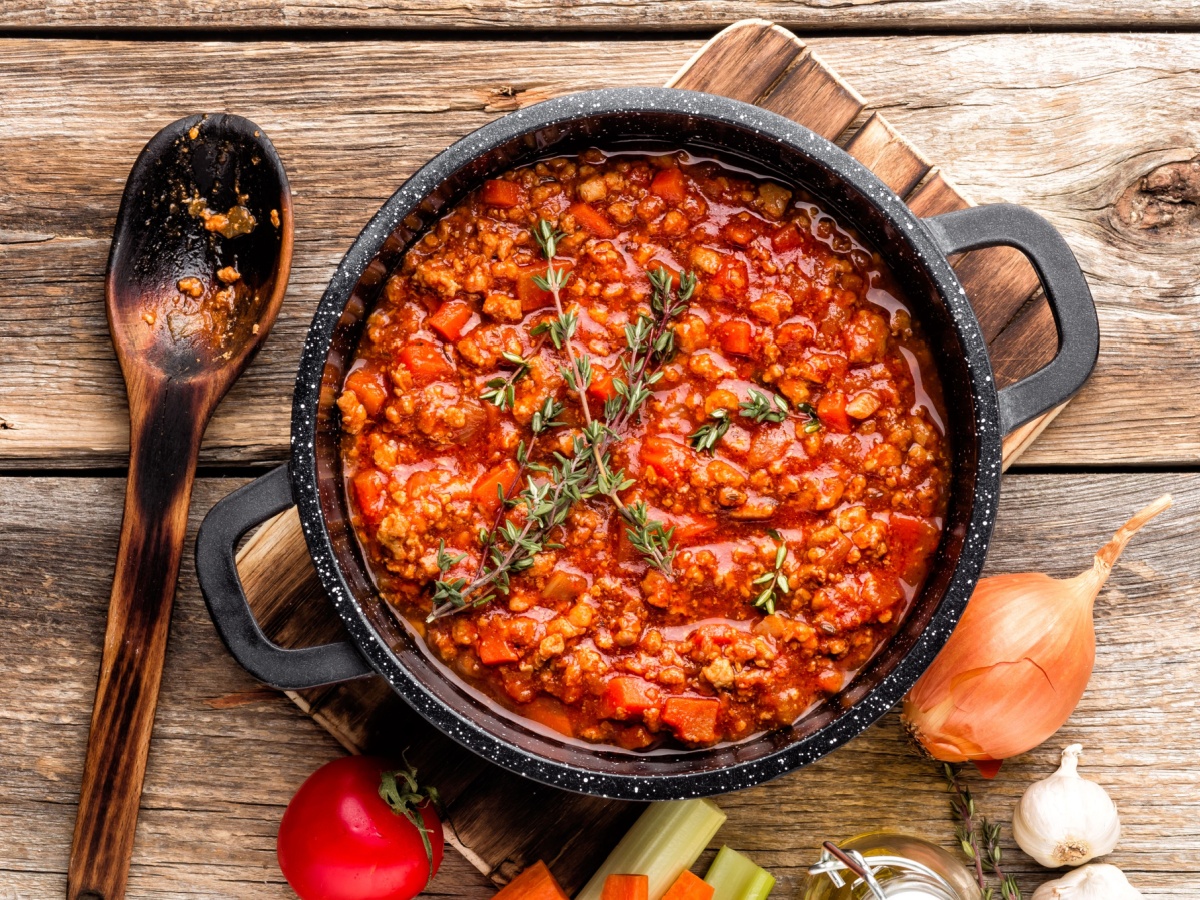 The Best 30 Minute Ground Chicken Bolognese Sauce