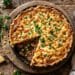 Minced Beef And Stilton Crumble Pie