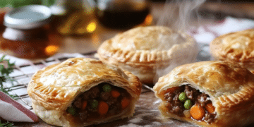 Aussie Minced Beef And Veggie Pies