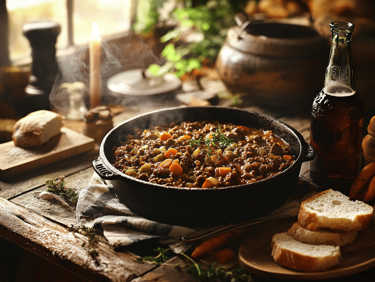 Hearty Beef And Ale Casserole: A British Comfort Classic