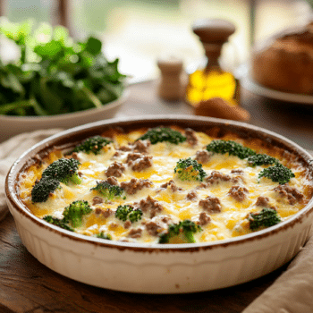Beef Mince And Broccoli Bake