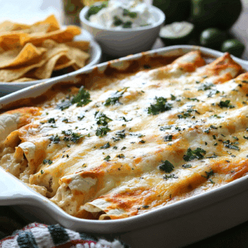 Creamy Tex Mex Delight Irresistible Cream Cheese Chicken Enchiladas2