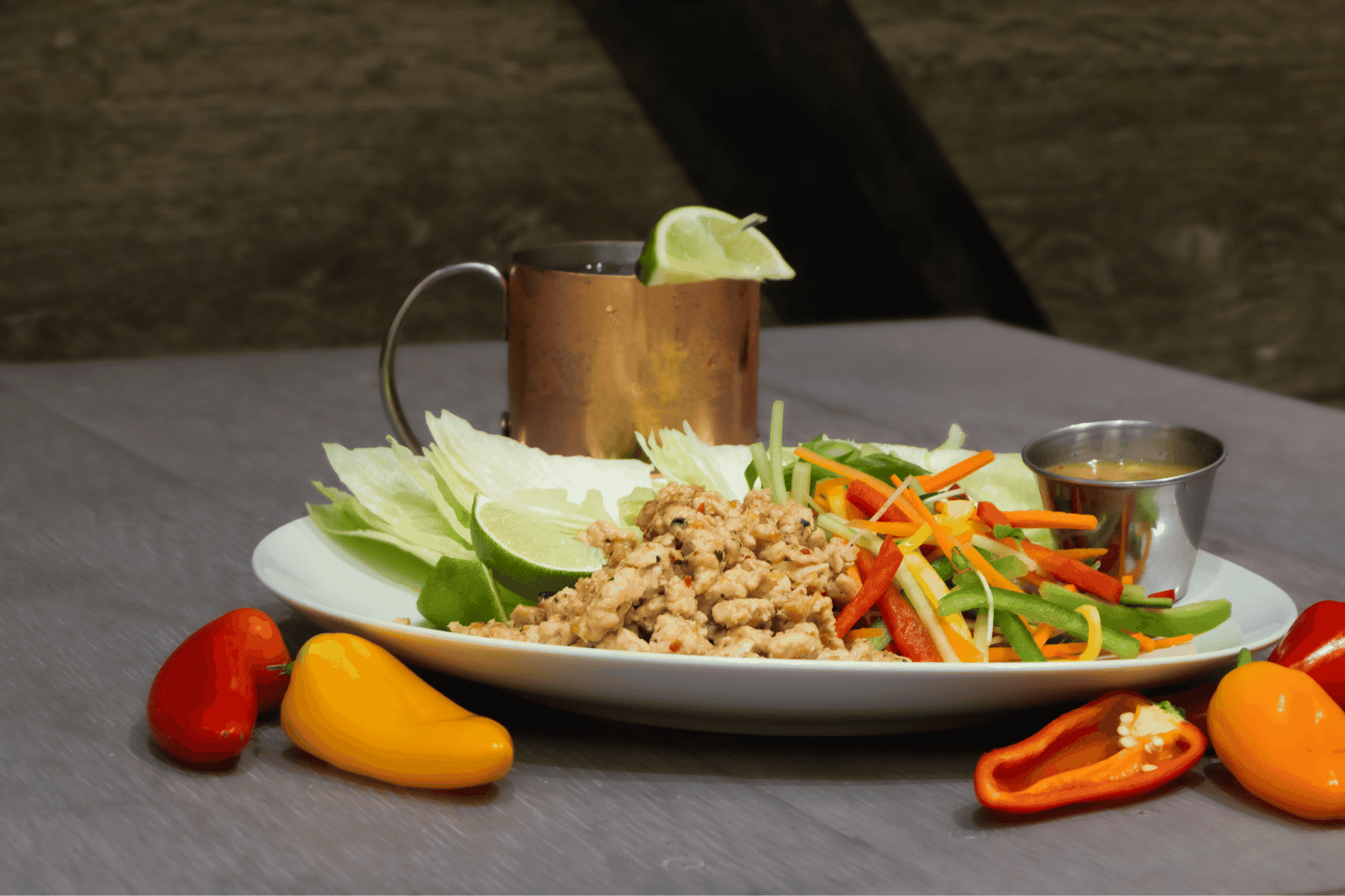 Easy And Hearty Chicken Lettuce Cups Recipe