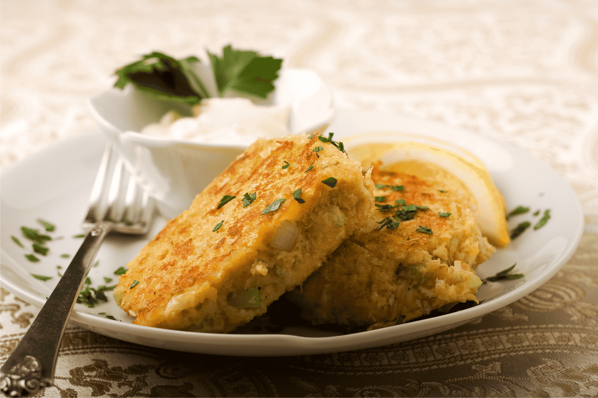 Healthy Salmon Cakes With Lemon And Capers
