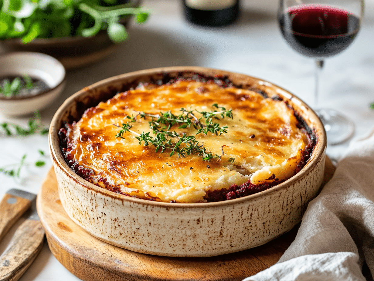 Beetroot-Infused Lamb Cottage Pie: A Rustic Delight