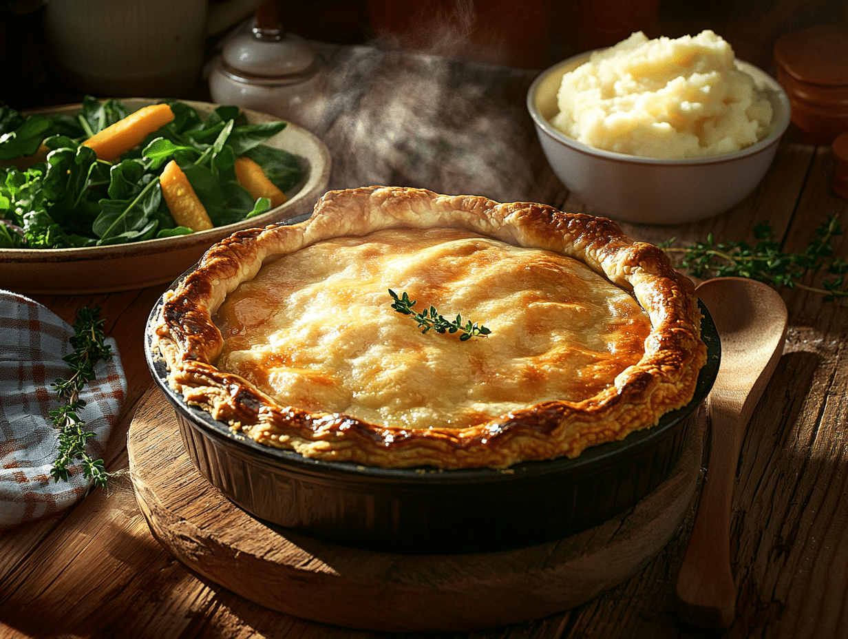 Rustic British Beef And Parsnip Pie A Hearty Classic