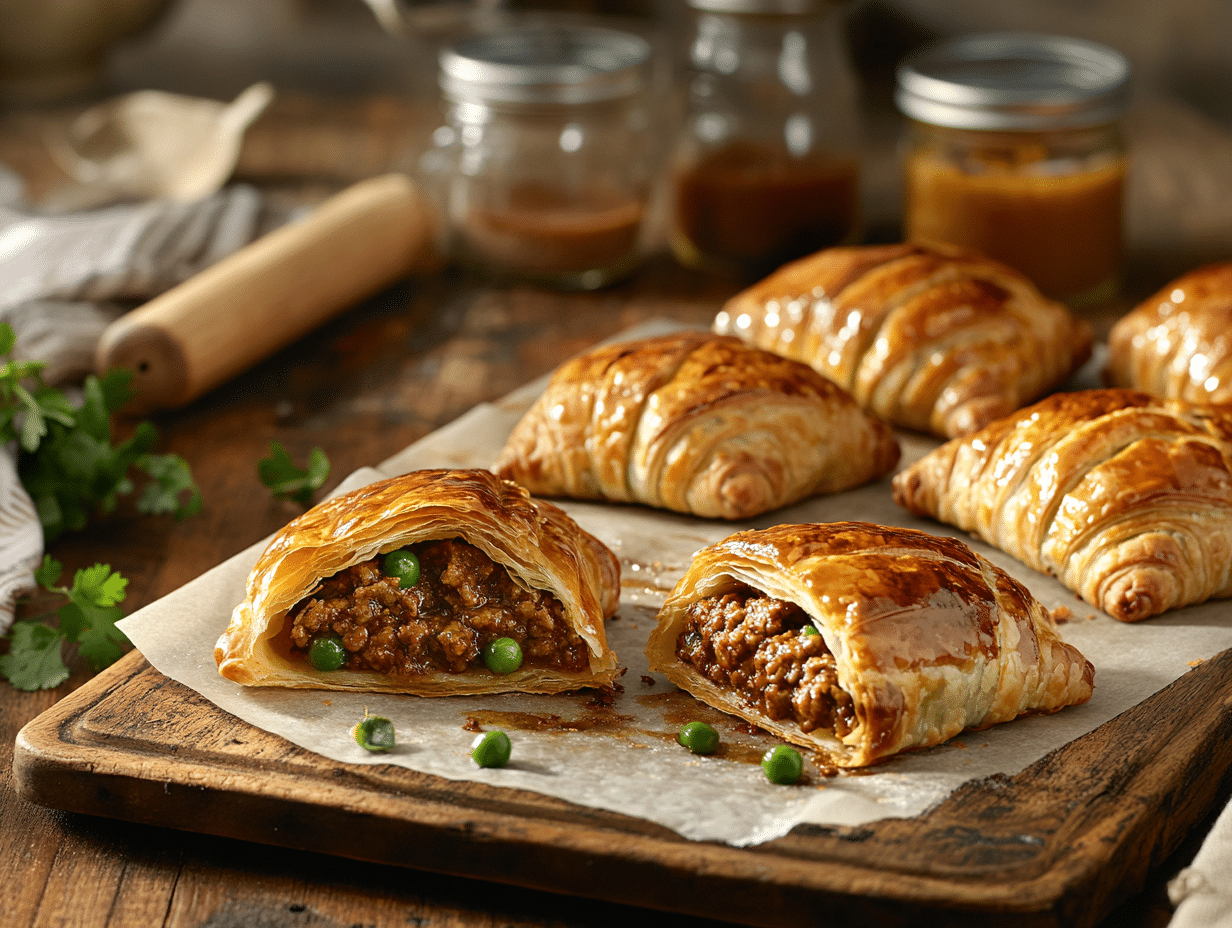 Spicy Beef Puffs: A Fusion Of British And Asian Flavors