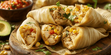 Minced Chicken And Sweetcorn Tamalitos