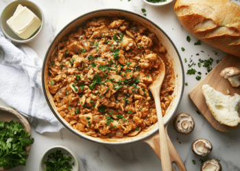 Minced Chicken Fricassée