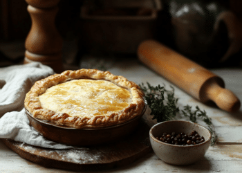 Minced Emu Pie With Native Pepperberries