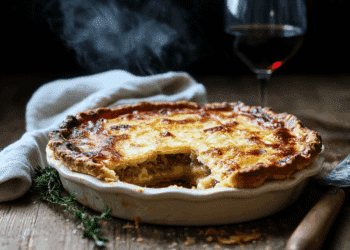 Minced Lamb And Gruyère Crust Pie