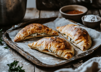 Minced Lamb And Ricotta Calzones