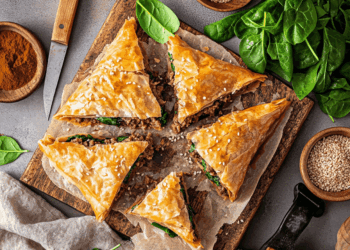 Minced Lamb And Spinach Börek