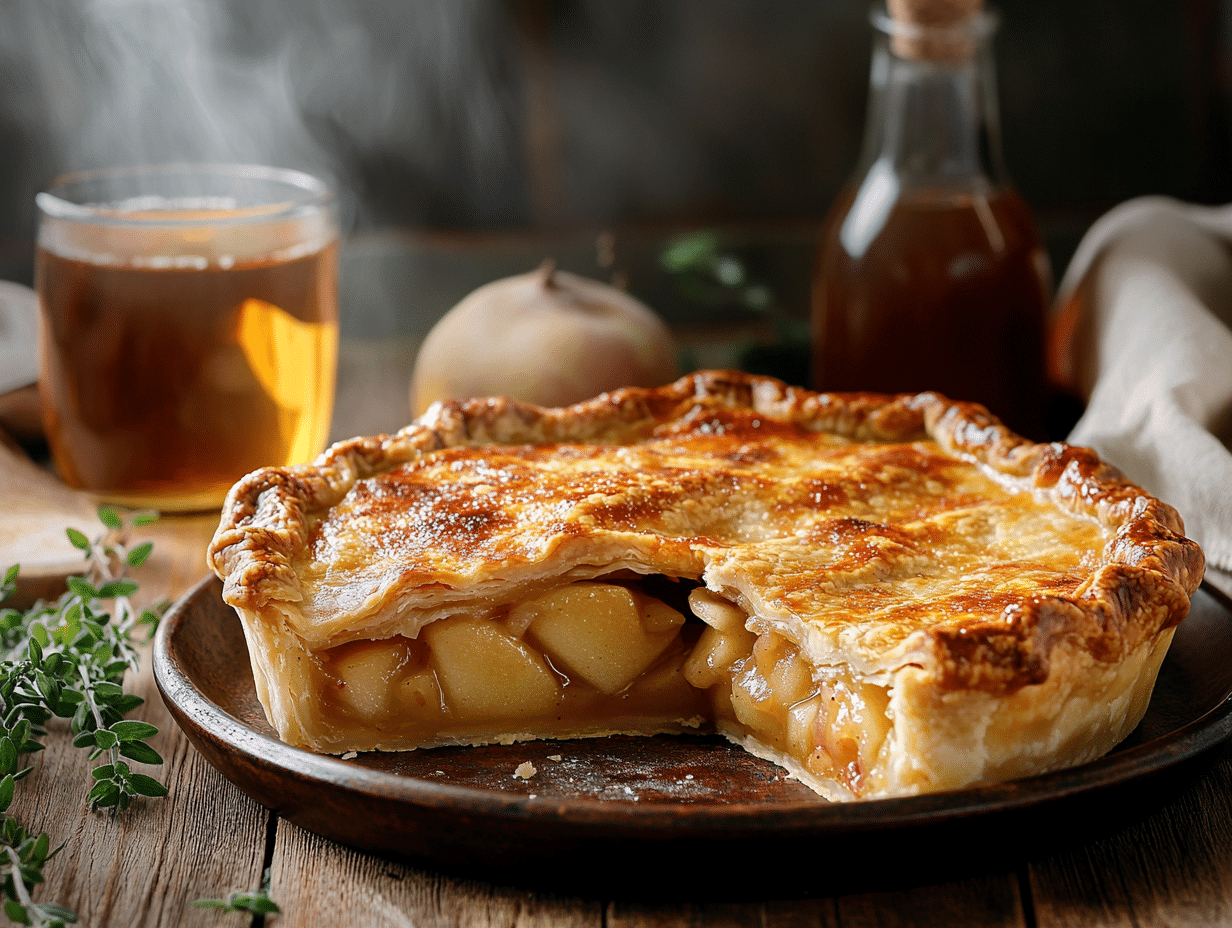 Rustic Pork And Apple Pie Celebrates British Comfort Food