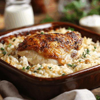 Oven Baked Chicken And Rice