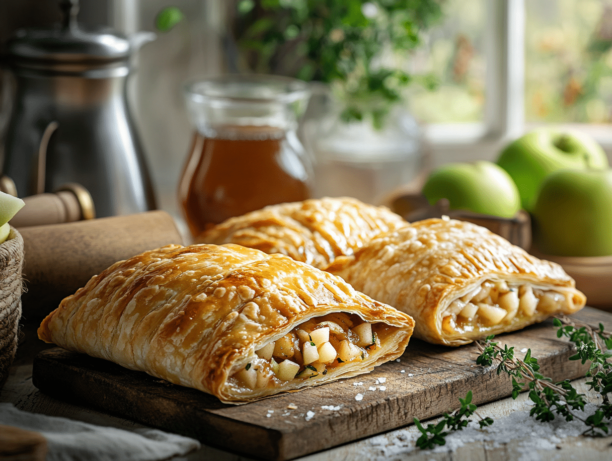 Sweet And Savory Pork Turnovers With Apple Twist