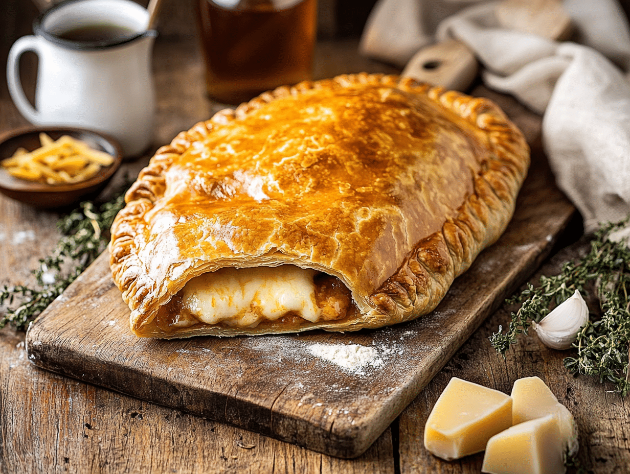 Savory Pork And Red Leicester Pasties: A British Delight