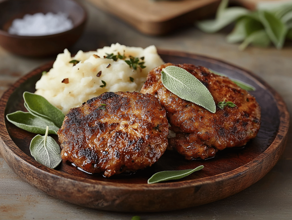 Savory Pork And Sage Patties: A British Culinary Delight