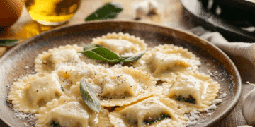 Pork Mince And Spinach Ravioli