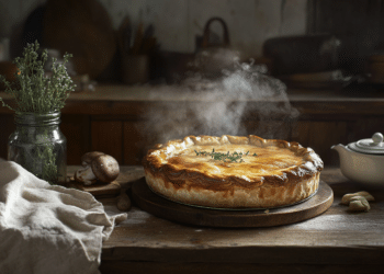 Rabbit Mince Pie With Mushrooms