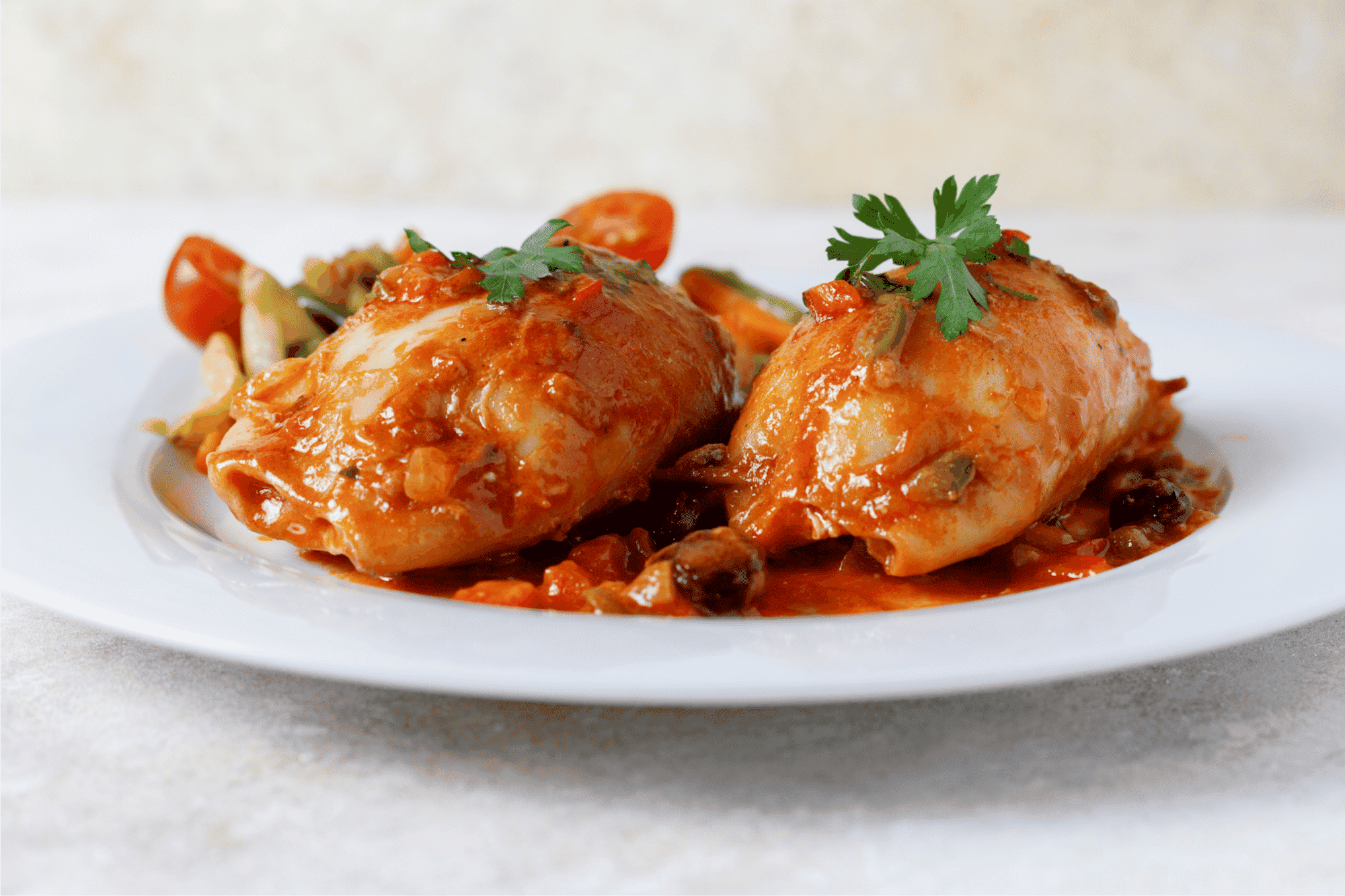 Saucy Calamares Rellenos Recipe