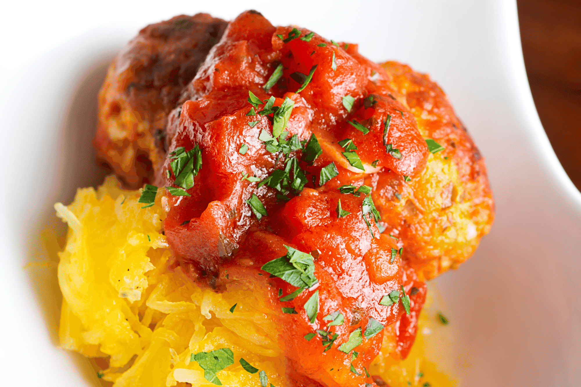Scrumptious Spaghetti With Chicken Meatballs Recipe