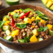 Sweet And Savory Minced Pork And Mango Salad