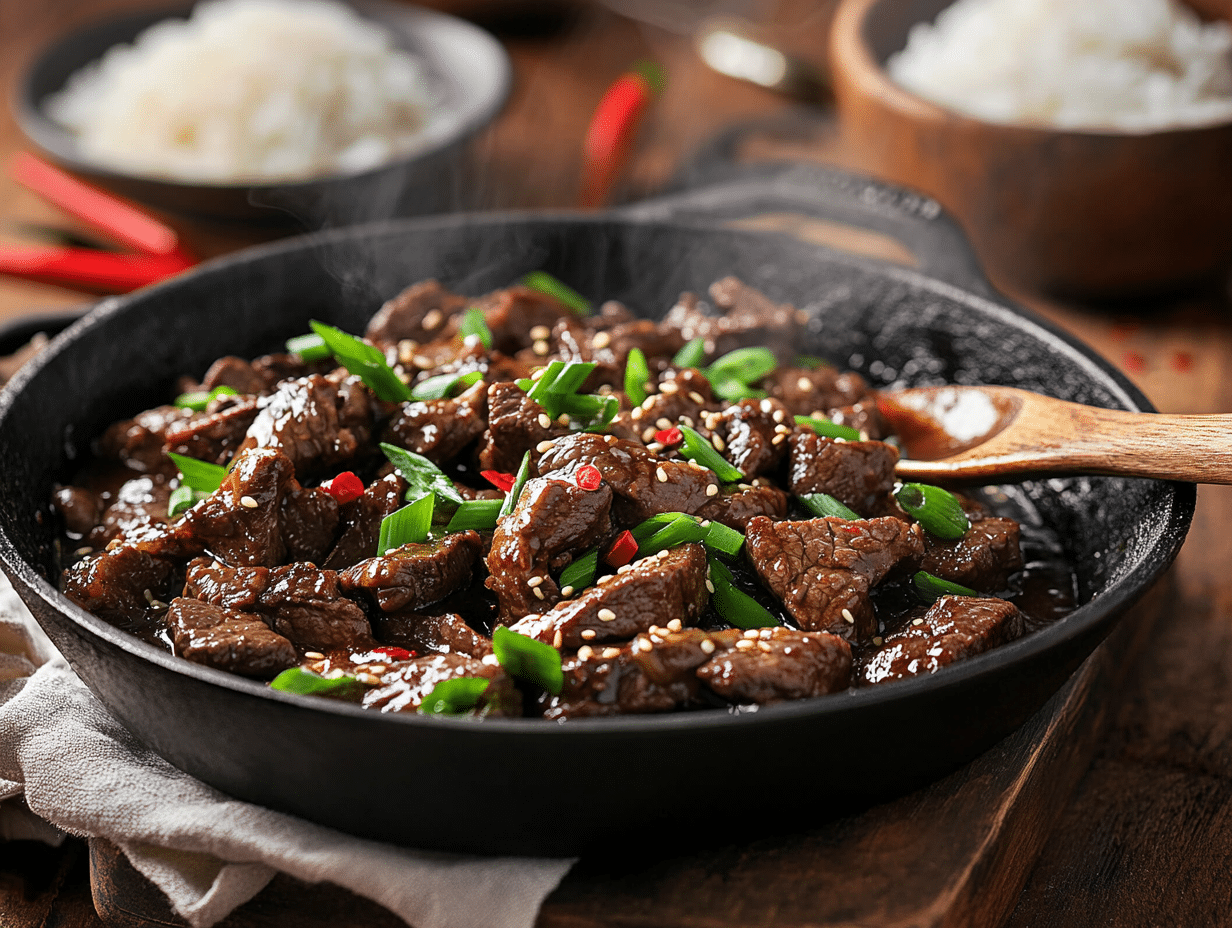 Szechuan Beef Stir Fry