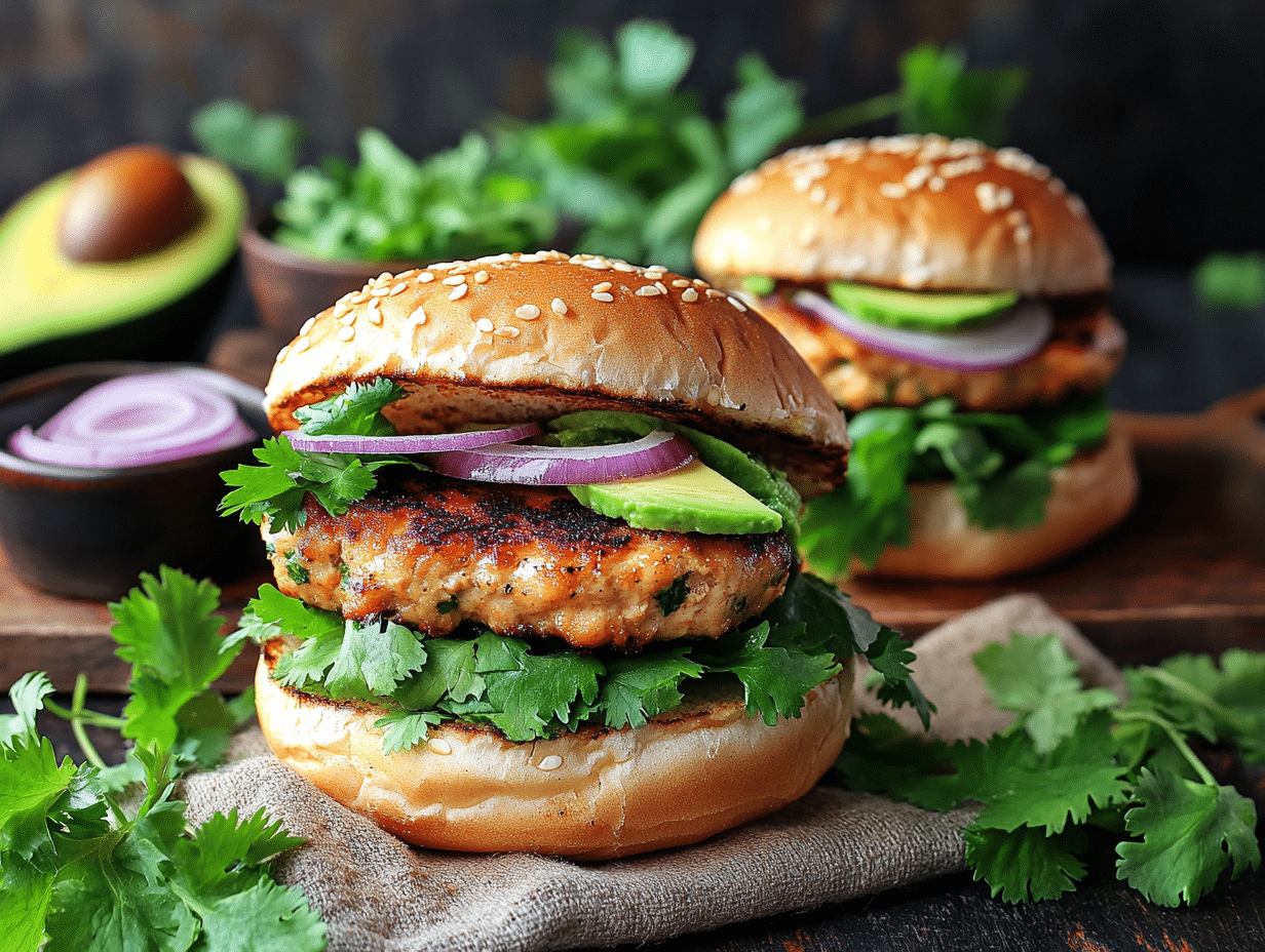Thai Chicken Burgers