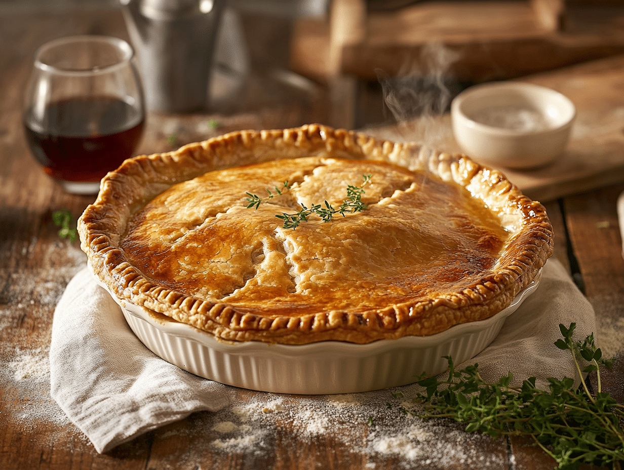 Hearty British Mince And Onion Pie Delights The Soul