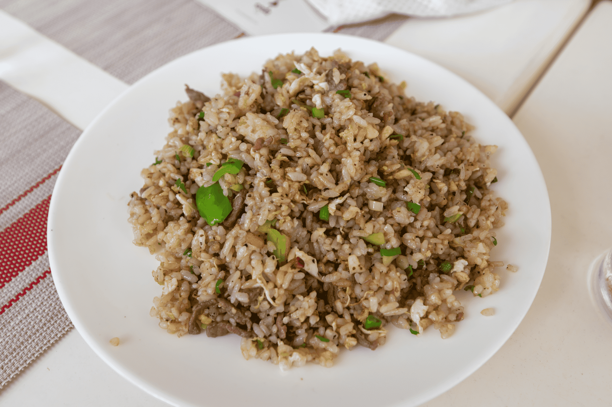 Filling Beef Basil Fried Rice